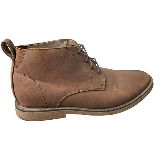 New Bruno Marc Mens Size 11 Brown Lace Up Classic Dress Casual Chukka Boots main image 4